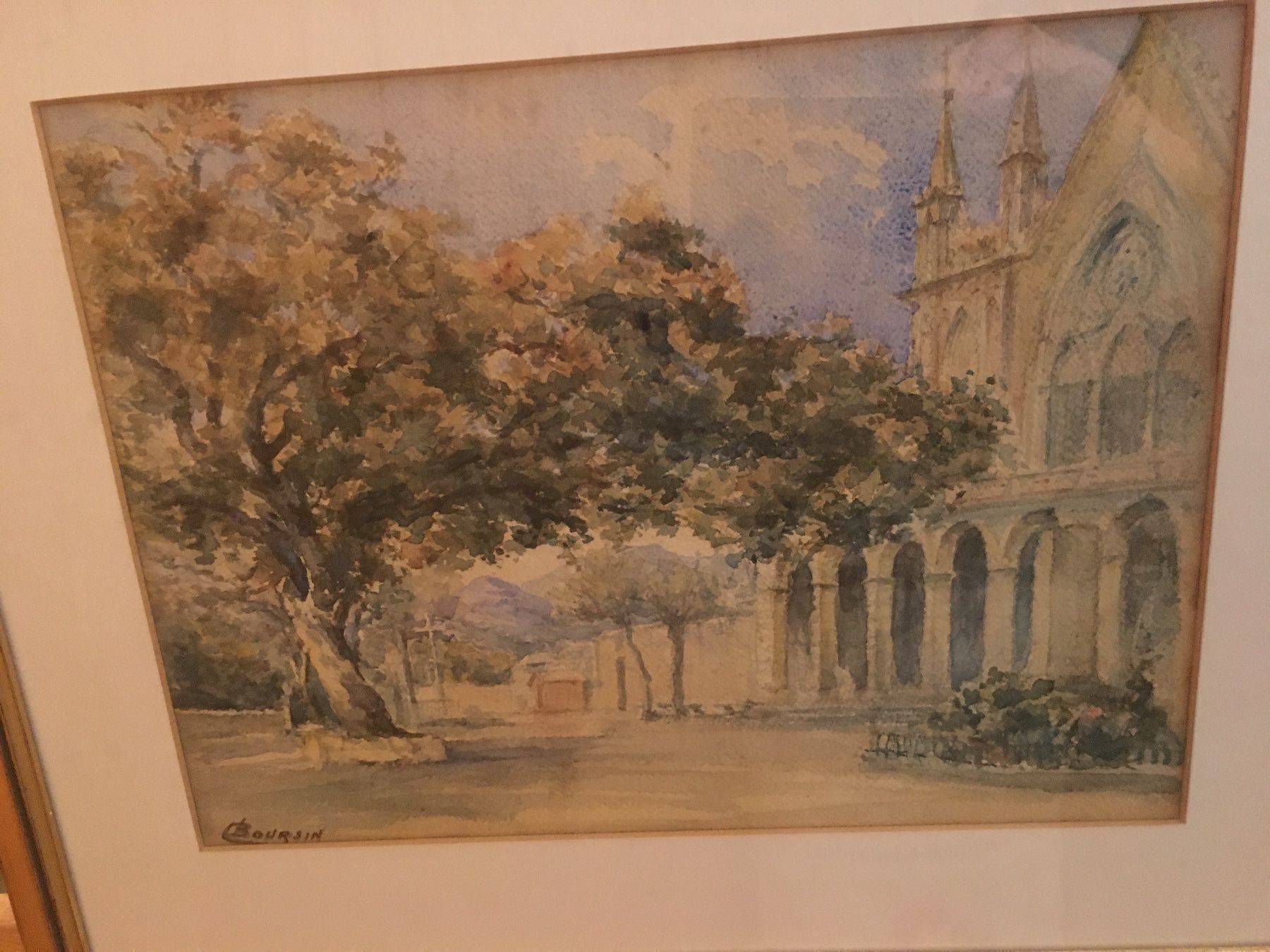 Dipinti: Aquarell signiert Boursin – Usato da Buochs venduto da Chreschte2 1