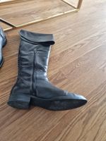Schwarze Lederstiefel, Grösse 39, Top Zustand für Herbst!