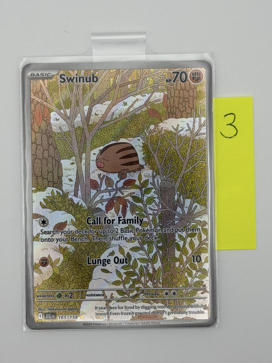 Pokémon Carte collezionabili: Pokémon Swinub 165/159 – Nuovo (secondo la descrizione) da Uster venduto da CDM96
