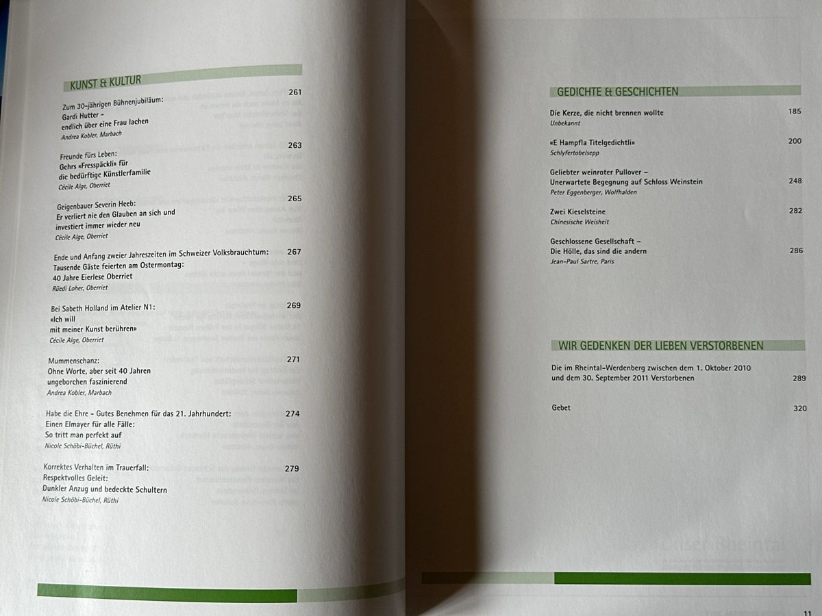 Libri: Unser Rheintal 2012 – Usato da Berschis venduto da Vild1 5