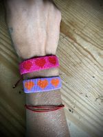 Perlenarmband Herz