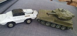 Dinki toys militär brückenpanzer und flieger