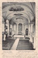 Gruss aus Olten, Inneres der Christkath. Kirche, gel. 1902