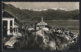 AK Locarno, Panorama, 1937
