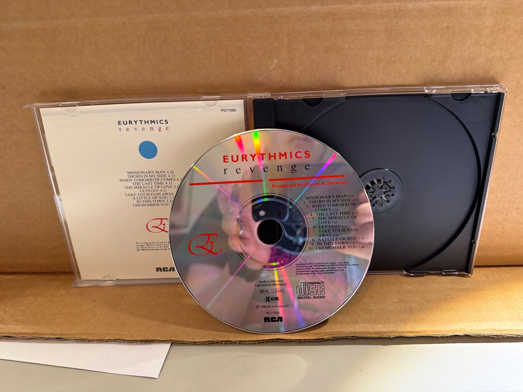 CD: Eurythmics - Revenge – Usato da St.Gallen venduto da CD_jalamusic 2