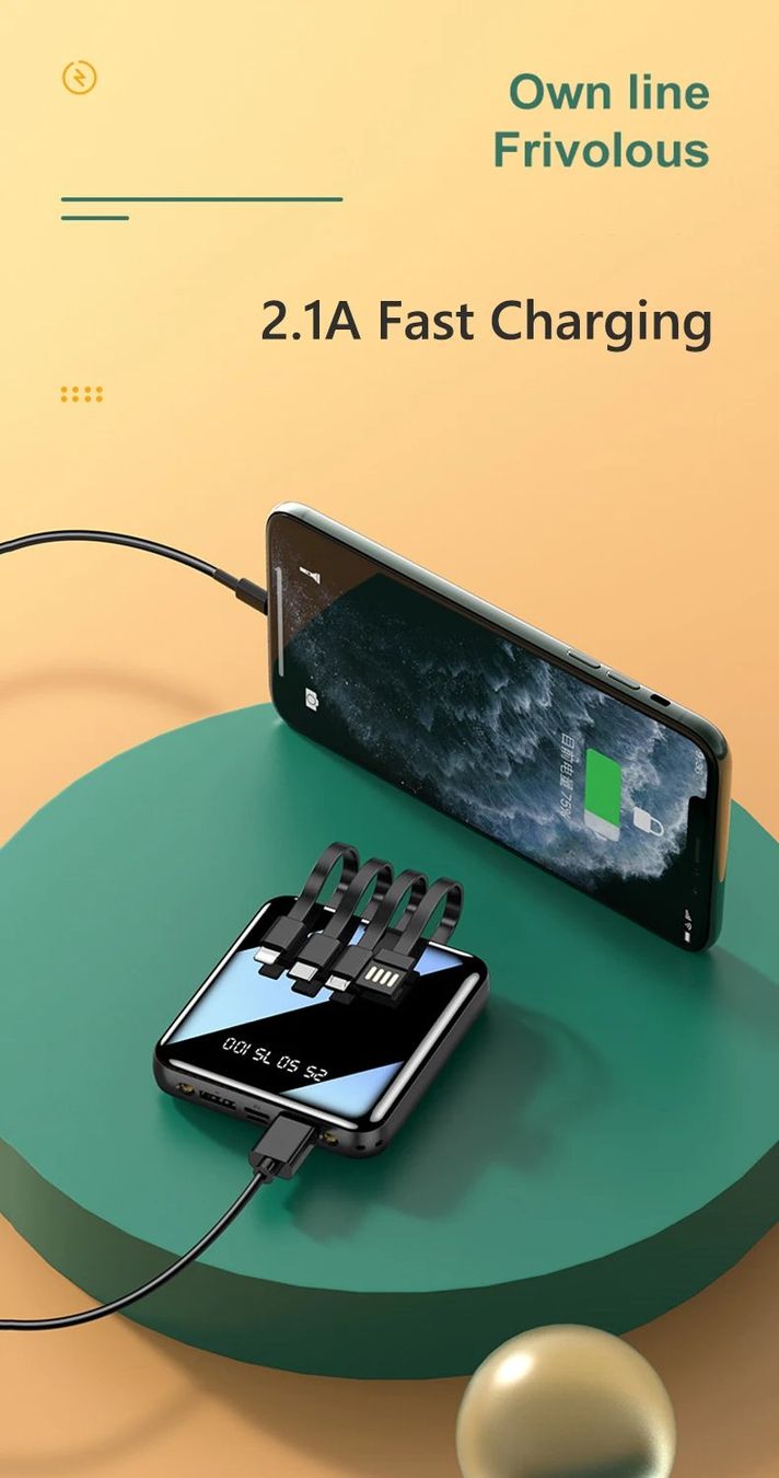 Akkus: Mini Batterie Externe 20'000 mAh, Câbles Intégrés – Neu und originalverpackt aus Delémont von abonprix 2