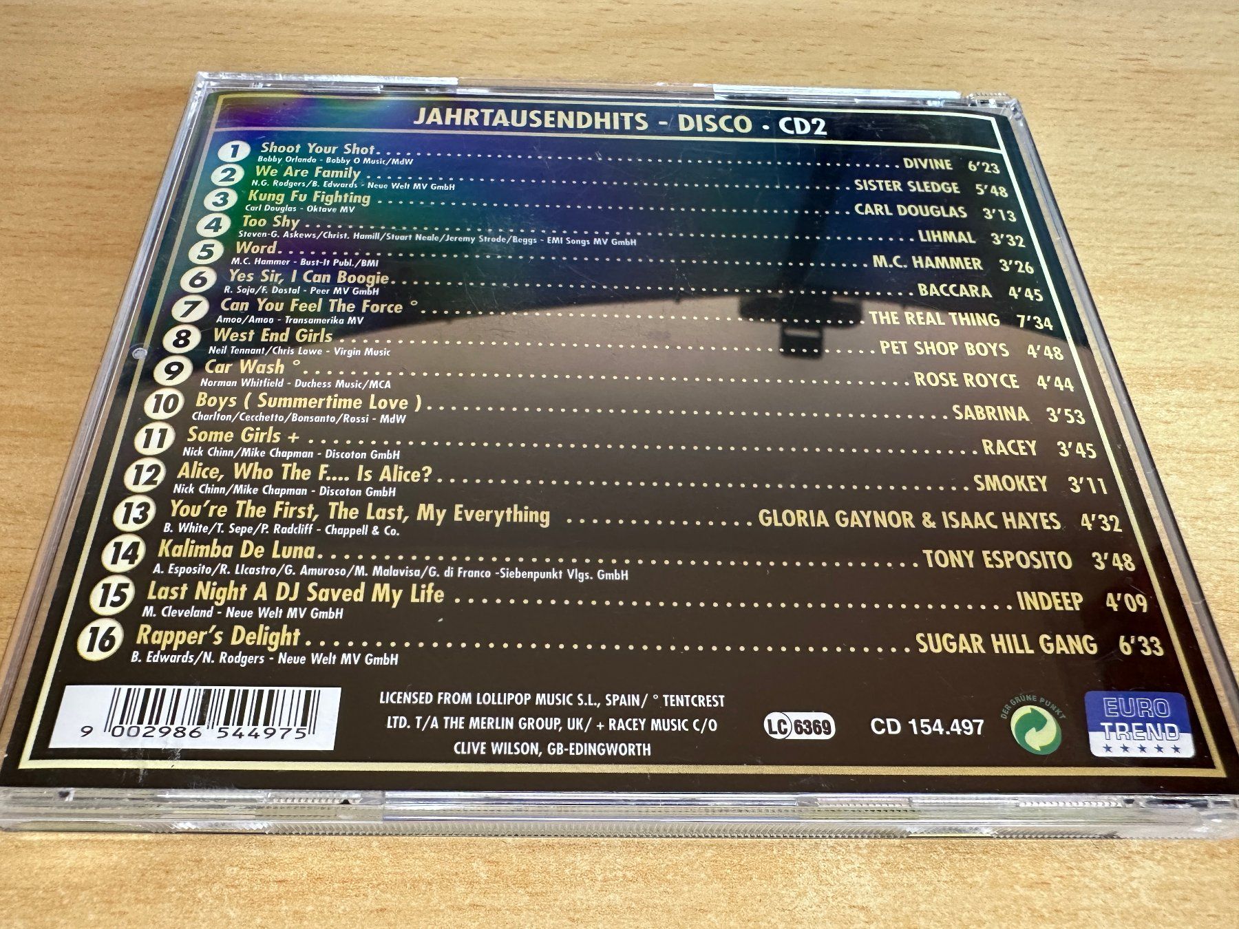 CDs: Various – Jahrtausendhits - Disco CD2 – Gebraucht aus Rikon im Tösstal von Alpenmutz 1