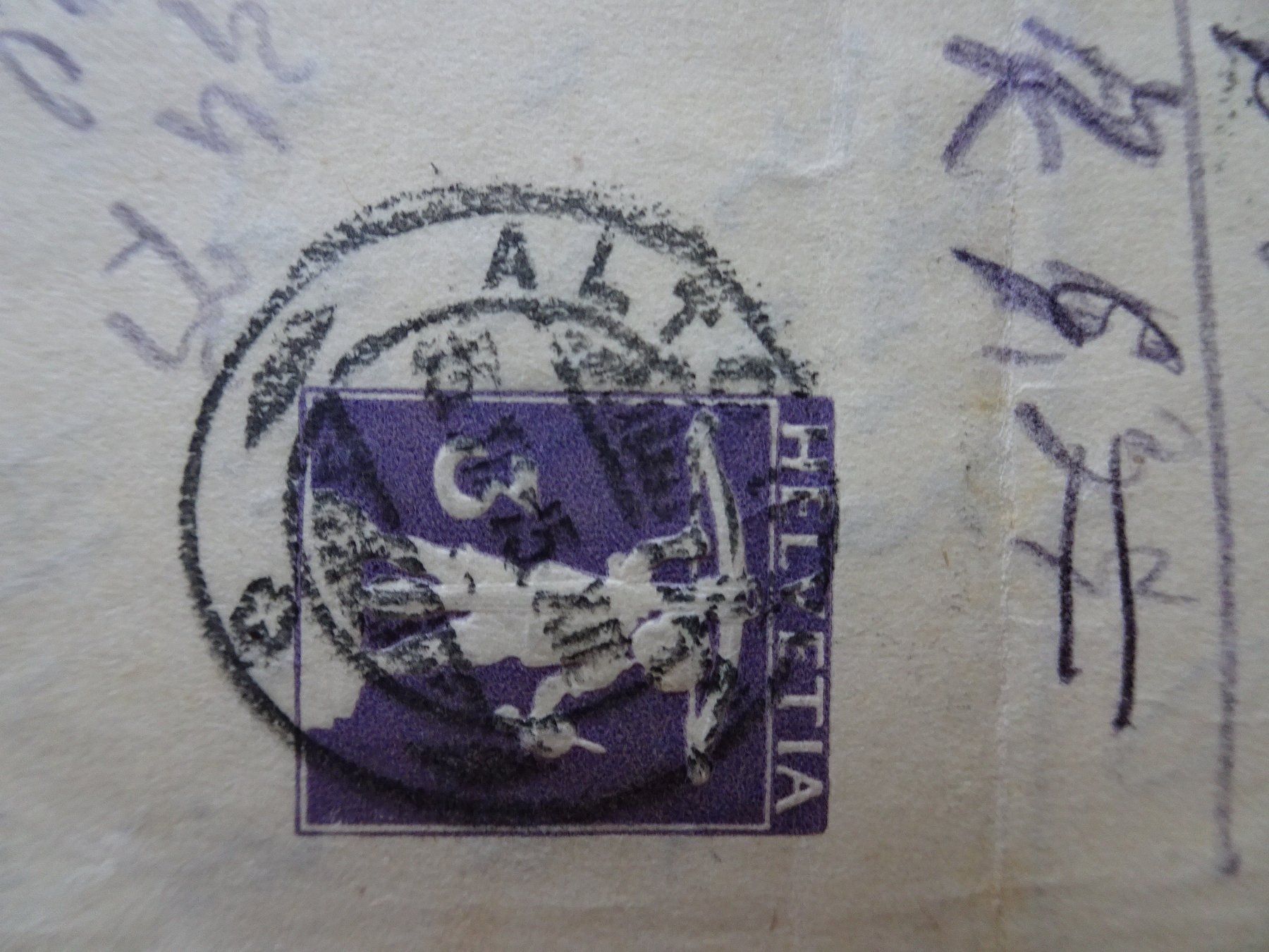 Cartoline postali: 1915 – Usato da Aadorf venduto da Chnorli-Furz 1