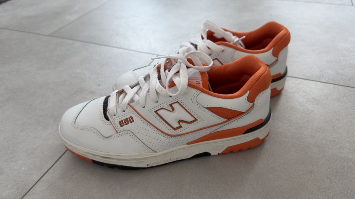 Herrenschuhe: Baskets New Balance 550 blanches orange – Gebraucht aus La Chaux-de-Fonds von Tomas1019 2