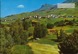 AK 1971 Obersaxen-Meierhof mit Miraniga und Piz Maundaun