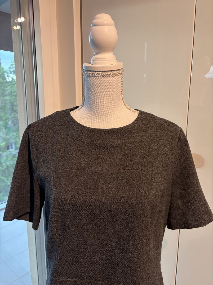 Mango Vestiti: Mango Grey Summer Dress, Size L, Flared – Usato da Nyon venduto da Deb_D39 1