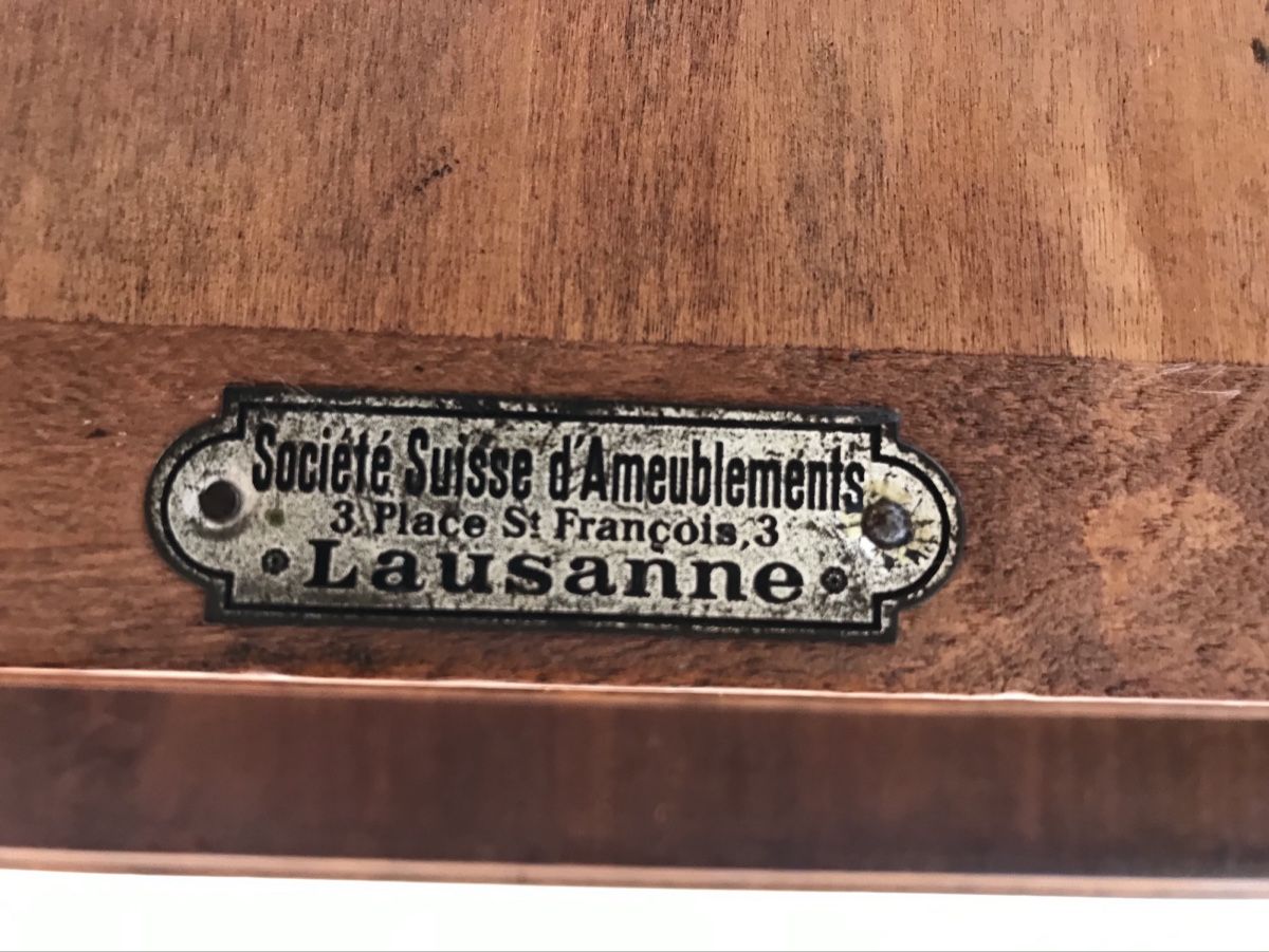 Tavoli: Très jolie table vaudoise ancienne à 2 tiroirs – Usato da Villeneuve VD venduto da sim_q5hp 9