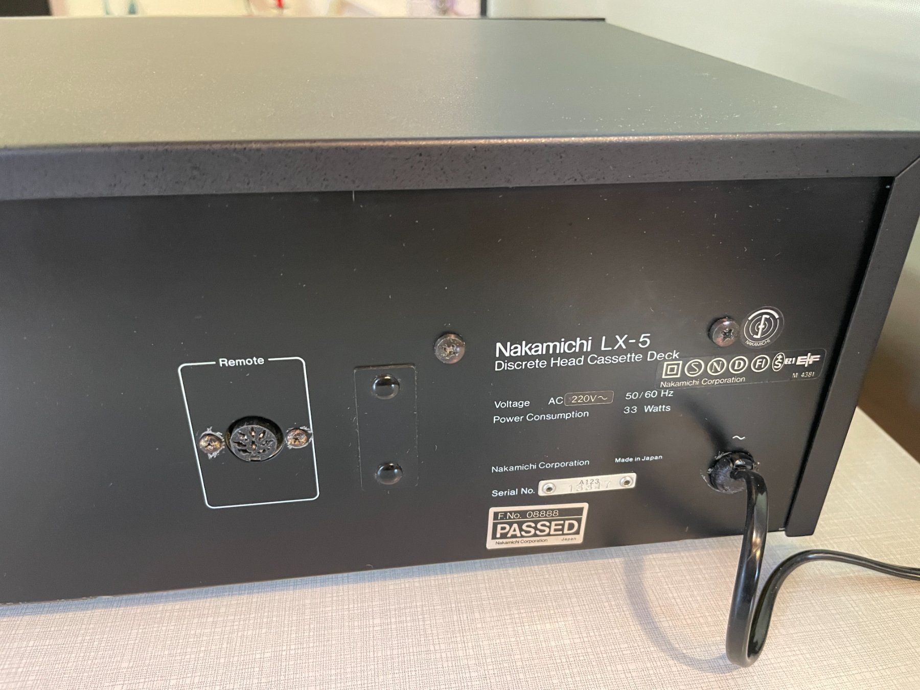 Nakamichi Registratori: Nakamichi LX-5 Discrete Head, 3-Köpfe – Usato da Egnach venduto da Jet700 7