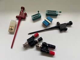 BNC Stecker, Messklemmen, IC Adapter für Multimeter