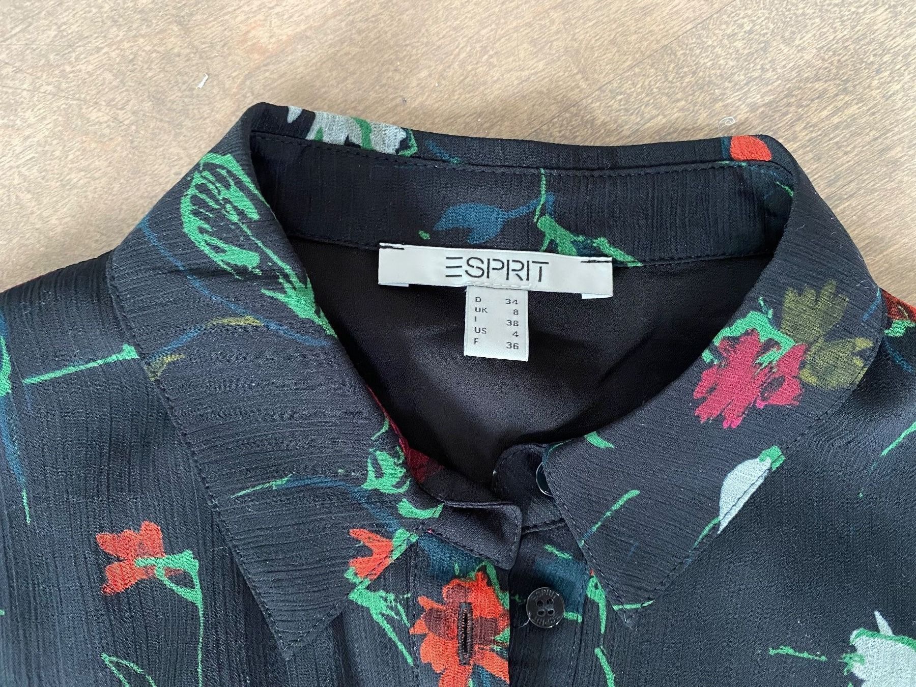 Esprit Vestiti: ESPRIT - langärmliges Hemdkleid – Nuovo (secondo la descrizione) da Meilen venduto da kleisi01 3