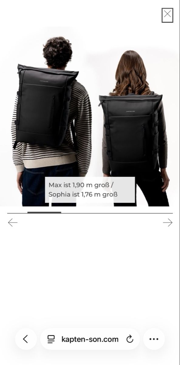 Kapten & Son Rucksäcke: Kapten & Son Rucksack Helsinki Pro schwarz – Gebraucht aus Dietikon von schultealina__ 4