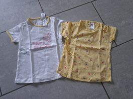 2 Prinzessin T-Shirts Gr. 80 Sommer-Look, NEU