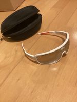 Sportbrille POC weiss mit Etui gebrauchter Zustand