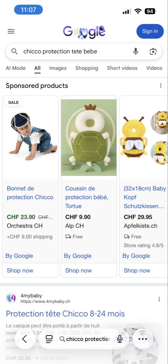 Schutz & Schoner: 2 x protection tête pour bébé  – Gebraucht aus La Tour-de-Trême von Txertxi 3