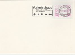 8 Karten mit Stempel Verkehr meist Bahn, Lokomotive (4)