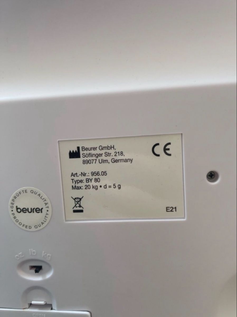 Beurer Altri prodotti & accessori per la cura del neonato: Beurer Babywaage BY 80 – Usato da Zürich venduto da Jakomo007 2