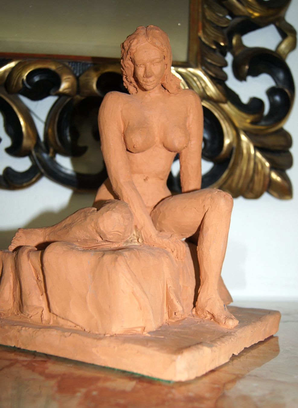 Sculture & Statue: Wunderschöner, sitzender weiblicher Akt. – Usato da Geroldswil venduto da ARTEFACTO 1