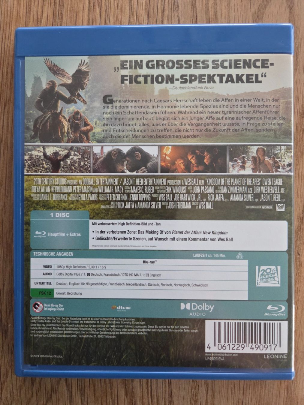 Tutti i DVDs: Planet der Affen - New Kingdom (Blu-Ray) – Nuovo (secondo la descrizione) da Niederhelfenschwil venduto da George27 1