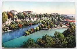 Genève - La jonction du Rhône et de l' Arve