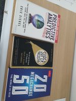 3 Fachbücher: prdedictive Analytics, Forecasting, Megachange