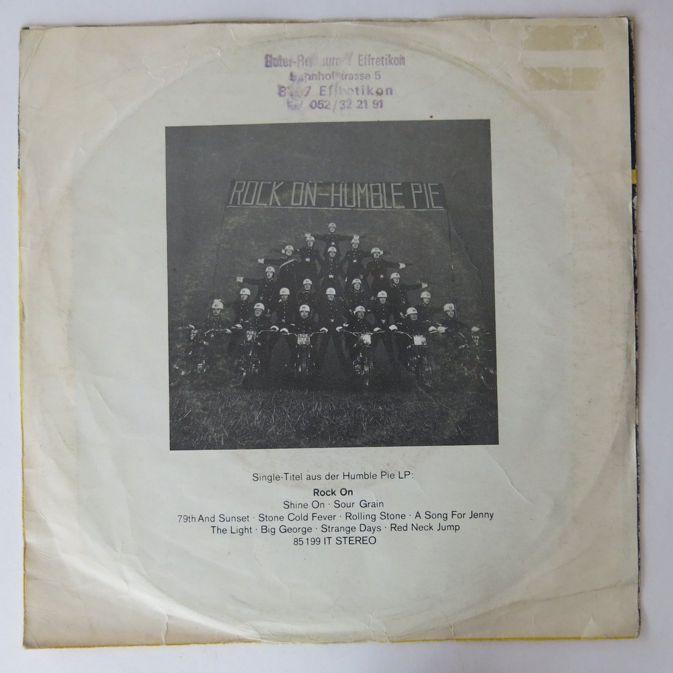 Dischi in vinile: Vinyl-Single 7" Humble Pie – Usato da Bözen venduto da Keramik22 1