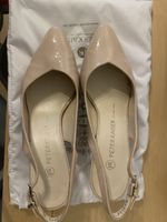 Peter Kaiser Slingpumps beige Lackleder Grösse 37.5