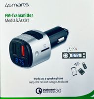 FM-Transmitter 4smarts für Zigarettenanschluss neu, sealed
