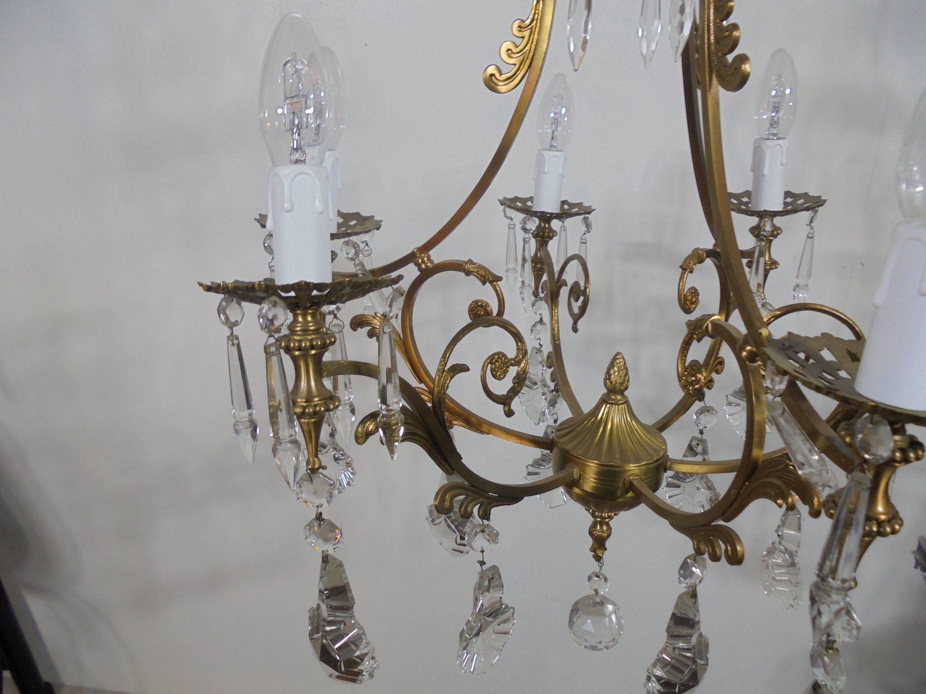 Lampadari & plafoniere: Antiker Messing Leuchter – Usato da Bern venduto da Truvaille 2