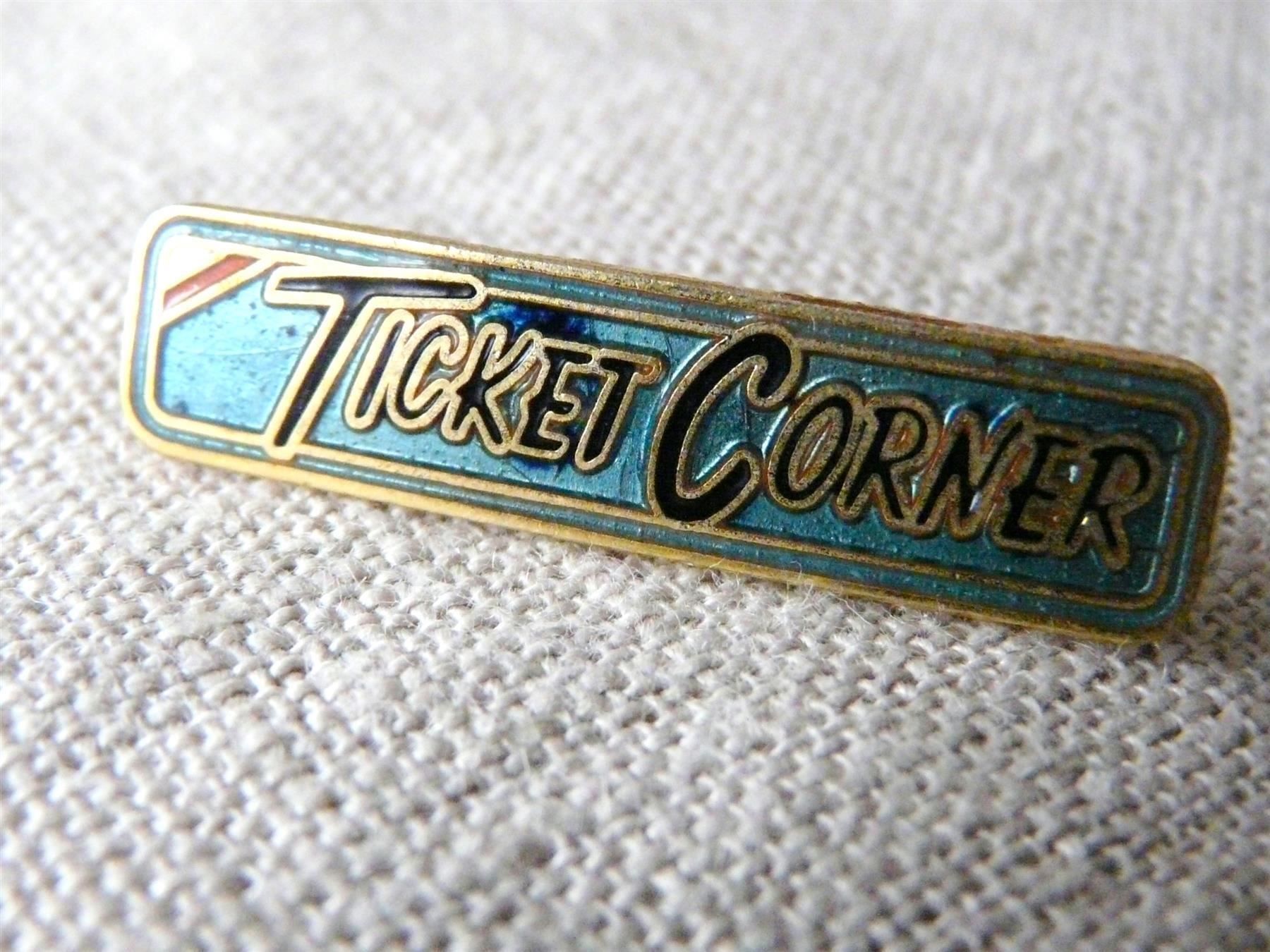 Placchette & Badge: • Ticket Corner billet   Versand möglich     pin E1.43 – Usato da Pully venduto da websurfer1 2