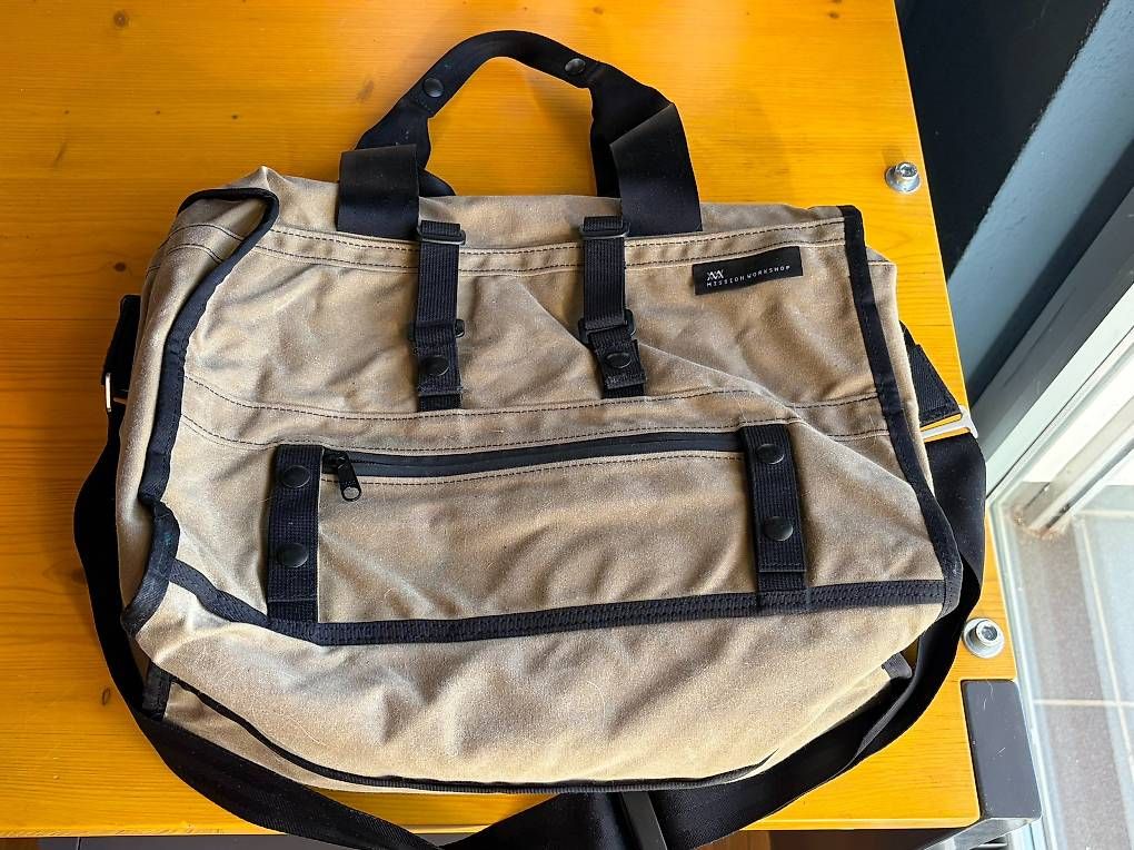 Borse: Mission Workshop Transit Duffle Brown Waxed Canvas Excellent – Usato da Pregassona venduto da camus84 1