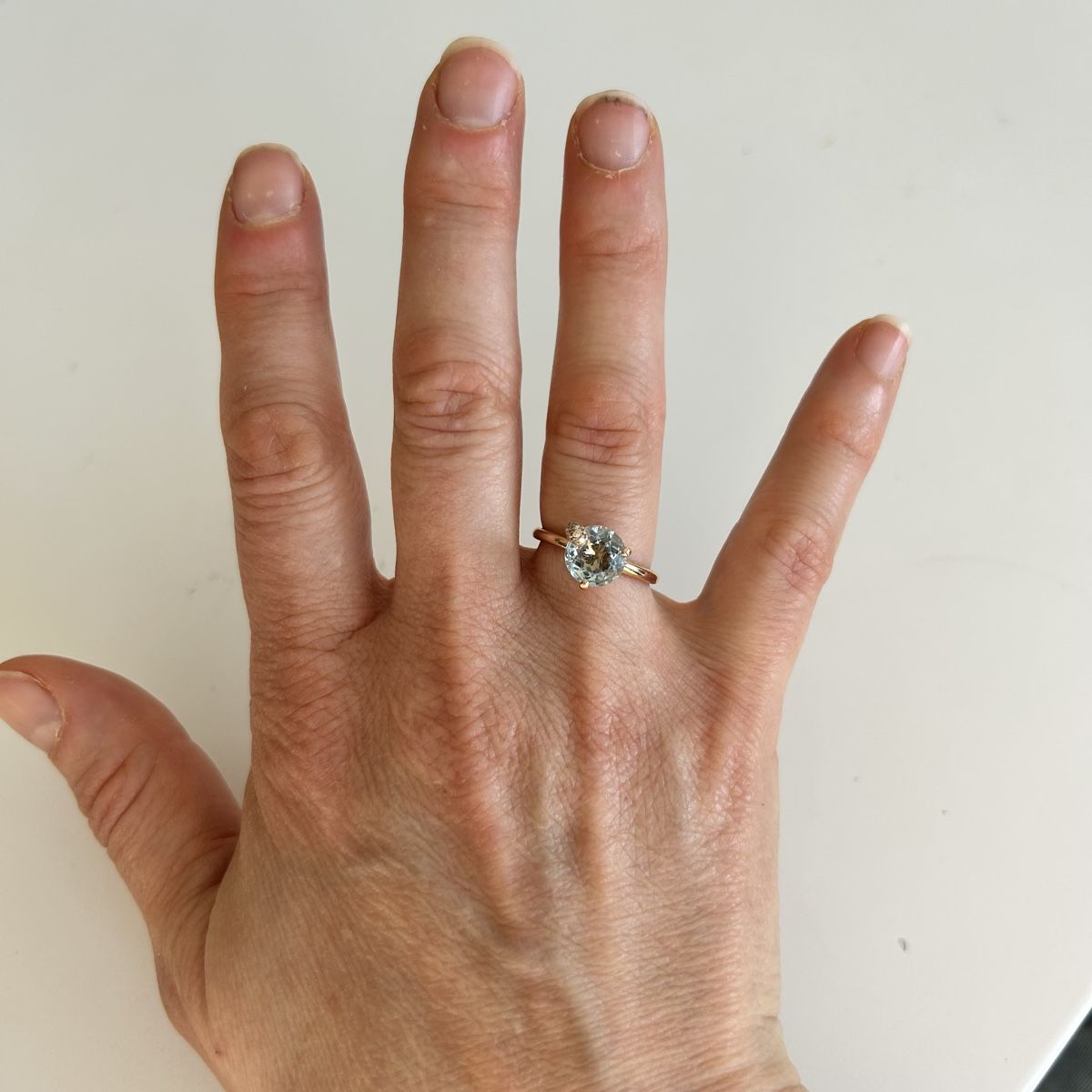 Bucherer Ringe: Bague or rose aigue-marine et diamants  – Neu (gemäss Beschreibung) aus Lausanne von mmangiol 4