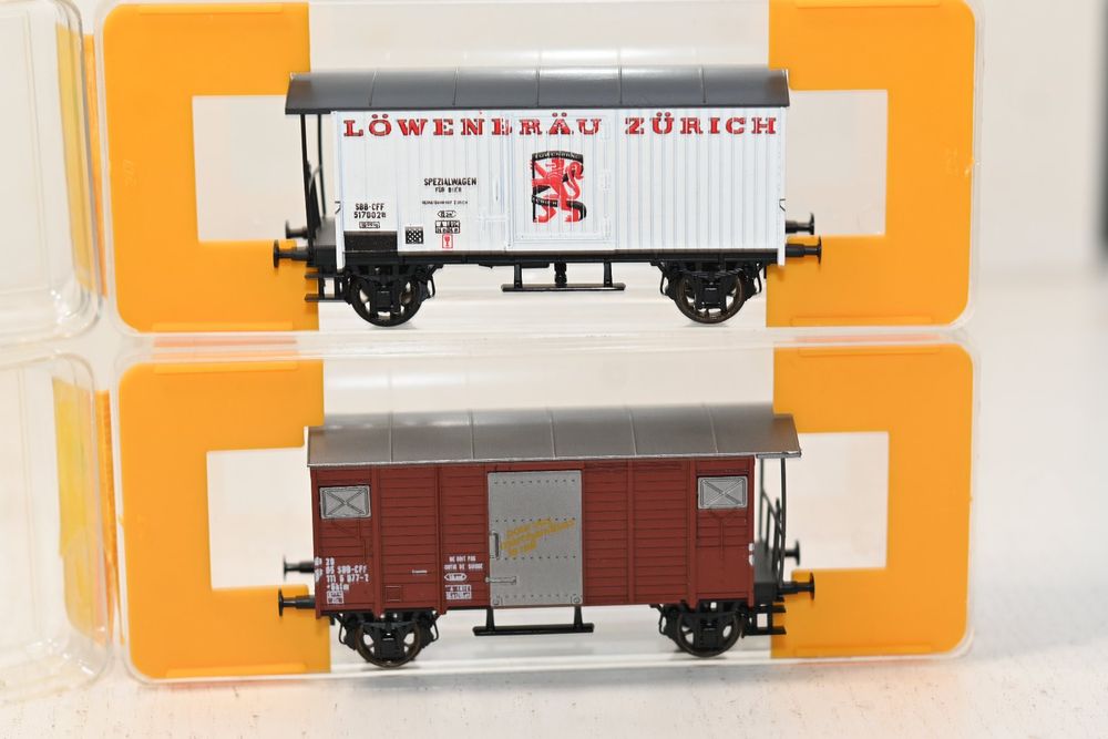 Wagon Frigorifique Liliput HO - SBB CFF Bière Löwenbräu Hürlimann - Occasion