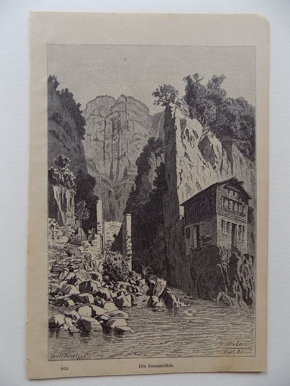Incisioni: Walensee Seerenmühle – Usato da Risch venduto da Rischli15