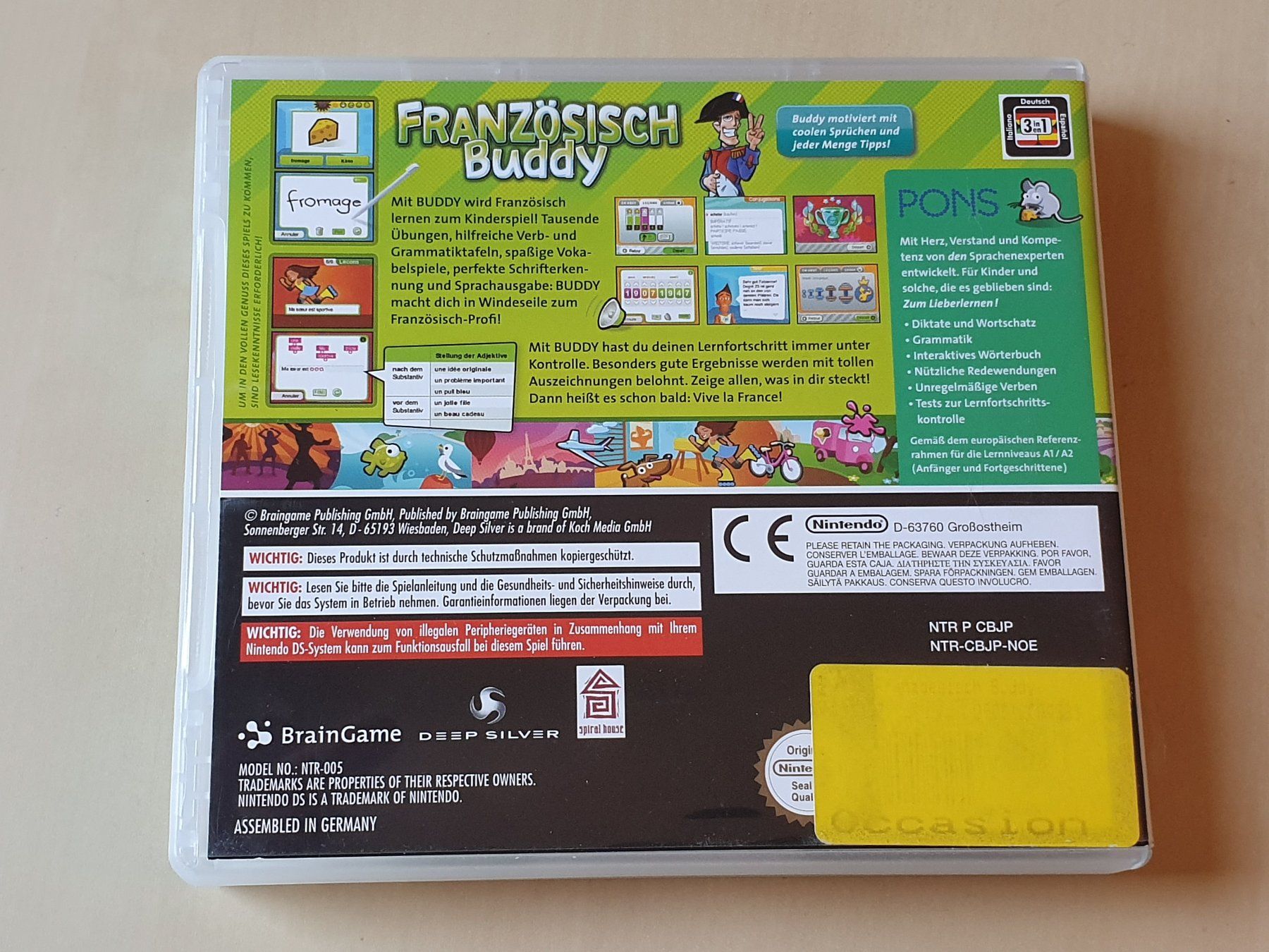 Nintendo Spiele: Französisch Buddy – Gebraucht aus Stansstad von collectorsshop 1