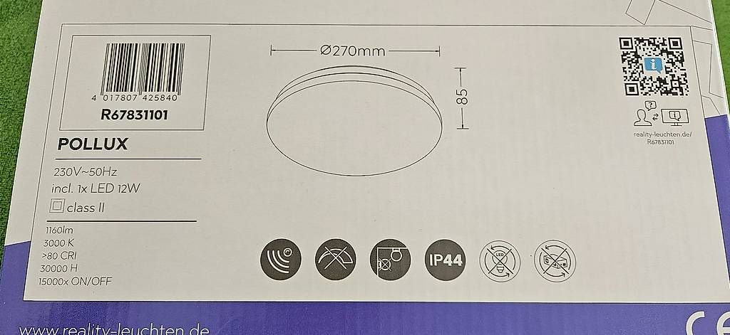 Kronleuchter & Deckenlampen: LED Deckenleuchte mit integriertem Sensor – Neu (gemäss Beschreibung) aus Thierachern von ukl 2