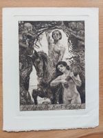 Exlibris Bruno Heroux - Original Radierung