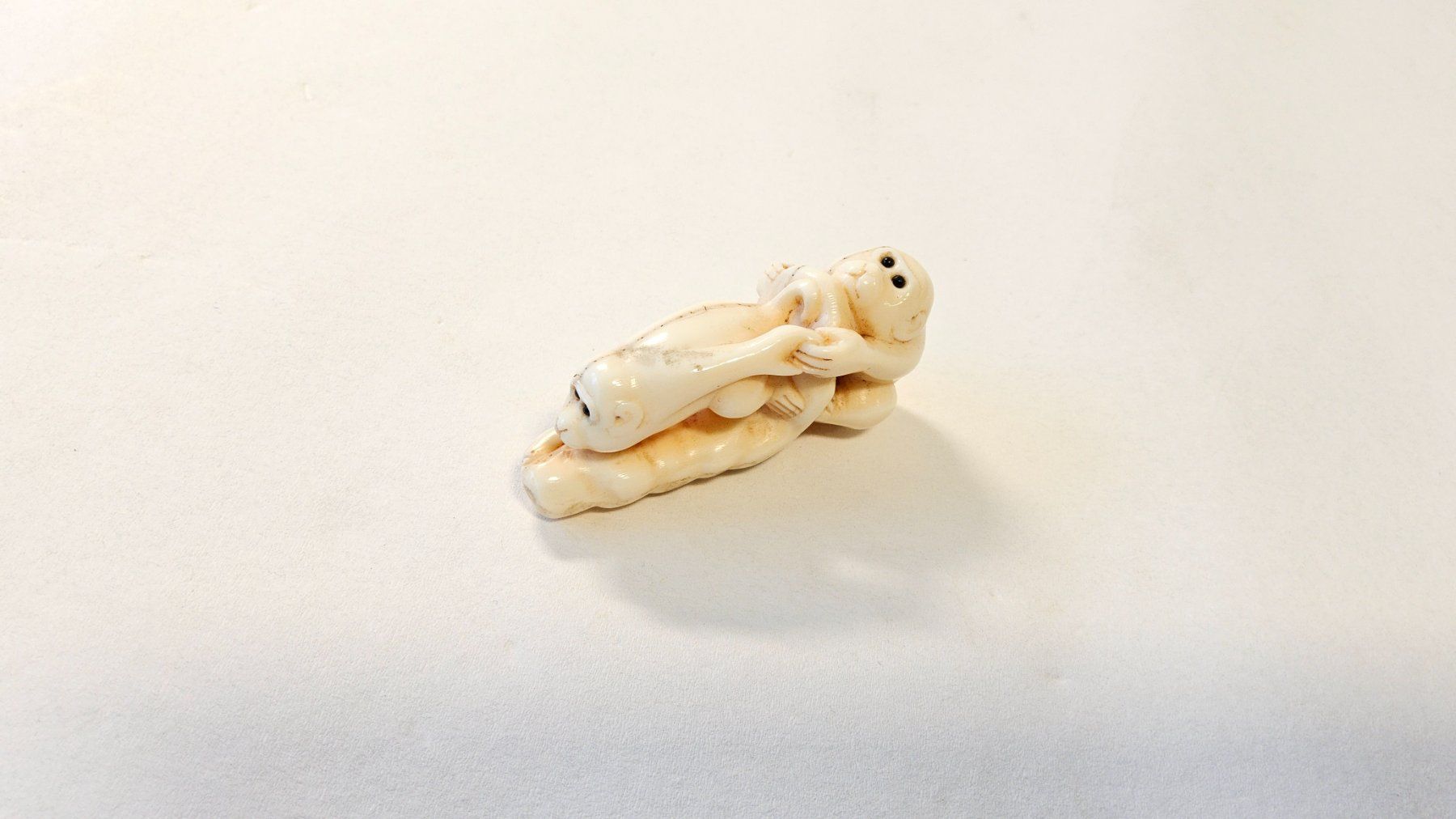 Statuette: Magnifique ancien Netsuke signé – Usato da Malleray venduto da Frederic24