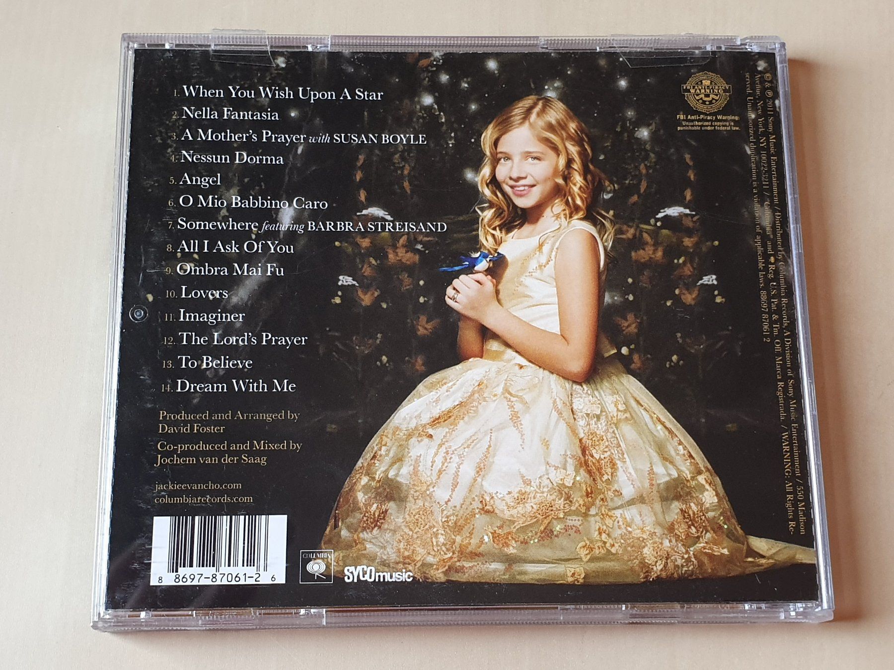 CDs: Jackie Evancho Dream with me – Gebraucht aus Stansstad von collectorsshop 1