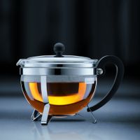 Bodum CHAMBORD Teekanne mit Edelstahlfilter, 1.3L