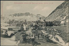 I BZ Stilfserjoch Pass - Postkutsche - Kutsche