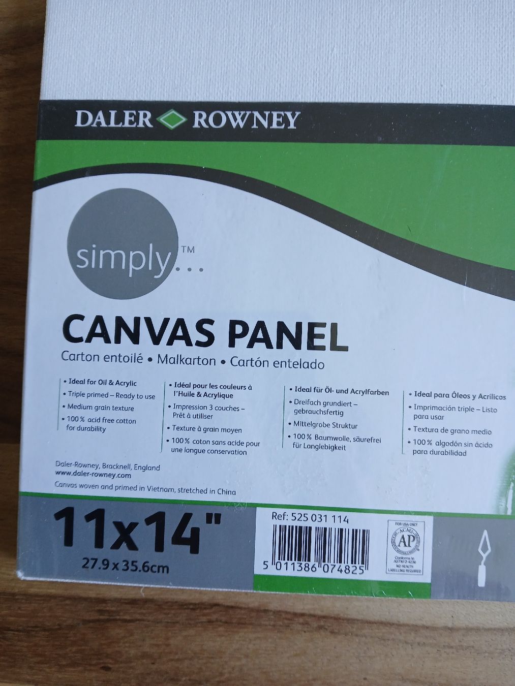 Tableaux: New! Daler Rowney Canvas Panel 11x14 3 Pack  – Neuf avec emballage d'origine à Dübendorf par LoRi-2026 1