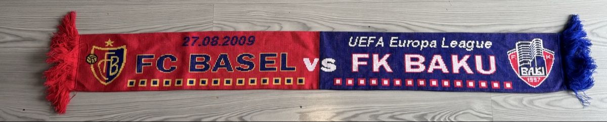FC Basel Foulard & Sciarpe: Fc Basel Europa League Schal – Usato da Lenzburg venduto da Meister_k