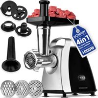 Fleischwolf Hackfleischmaschine 1000W 3 Scheiben Wurstfüller