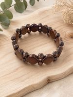Holz-Armband, elastisch,ideales Sommer-Accessoir