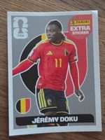Jérémy Doku, Panini extra Sticker, silber